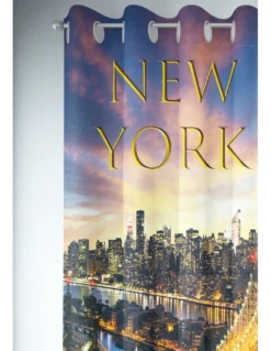 TENDA tendone TENDAGGIO CITY confezionata cm. 140x290 NEW YORK Ponte di Brooklyn