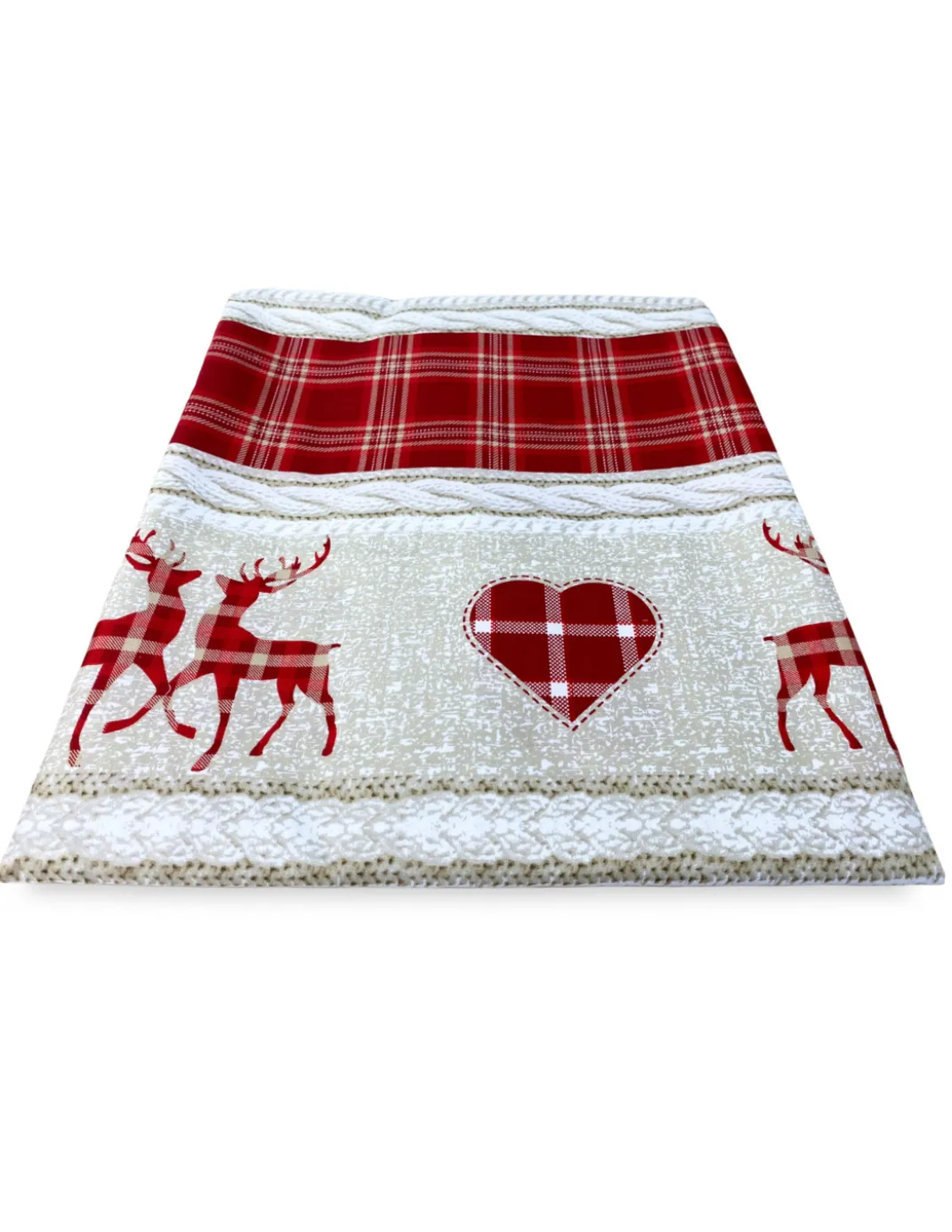 TENDA TIROLESE COASSOLO ROSSO in stile montanaro CM. 150X280 made in italy