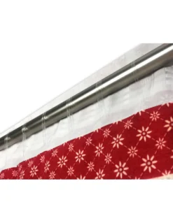 TENDA TIROLESE ROSSA in stile montanaro CM. 180X280 MADE IN ITALY