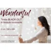 TENDA WONDERFUL in tinta unita GRIGIO CM. 140X280 BLACK OUT confezionata