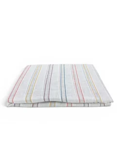 Tendina Millerighe 2 Teli a Righe Multicolore Semitrasparente in Poliestere Made in Italy