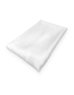 Tendina Smooth Bianco in Poliestere Liscia Tinta Unita, Confezione da 2 Teli, Semitrasparente, Made in Italy