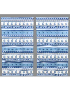 TENDINA vetro MODERNA larga 45 o 60 o 80 GRECIA BLU Made in Italy