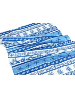 TENDINA vetro MODERNA larga 45 o 60 o 80 GRECIA BLU Made in Italy