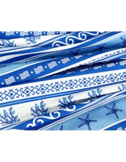 TENDINA vetro MODERNA larga 45 o 60 o 80 GRECIA BLU Made in Italy