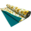 TESSUTO tenda SOLE STAMPATO con GIRASOLI e VERDE UNITO da un Lato da esterno GIARDINO balcone A METRO altezza cm. 300