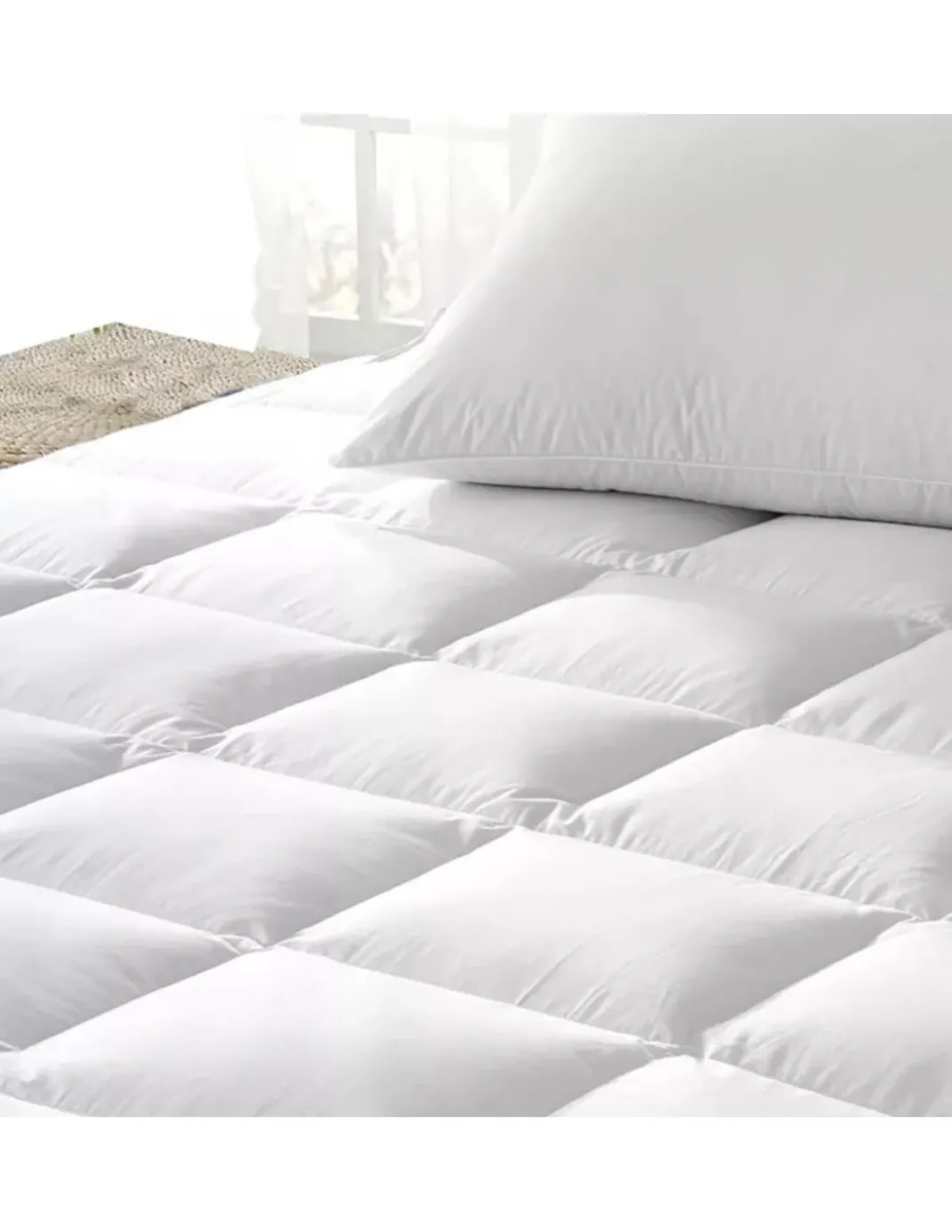 TOPPER per Materasso ANALLERGICO EFFETTO Piuma GOOD NIGHT in Microsfere Made in Italy