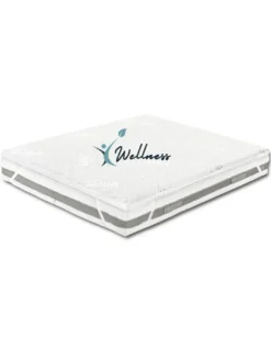 TOPPER Wellness Per Materasso Correttore in MEMORY FOAM HD spessore 5 cm. Anallergico e Sfoderabile Made in Italy