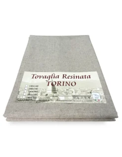 TOVAGLIA antimacchia RESINATA TORINO Tinta unita ECRÙ