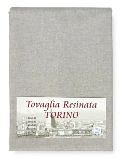 TOVAGLIA antimacchia RESINATA TORINO Tinta unita ECRÙ