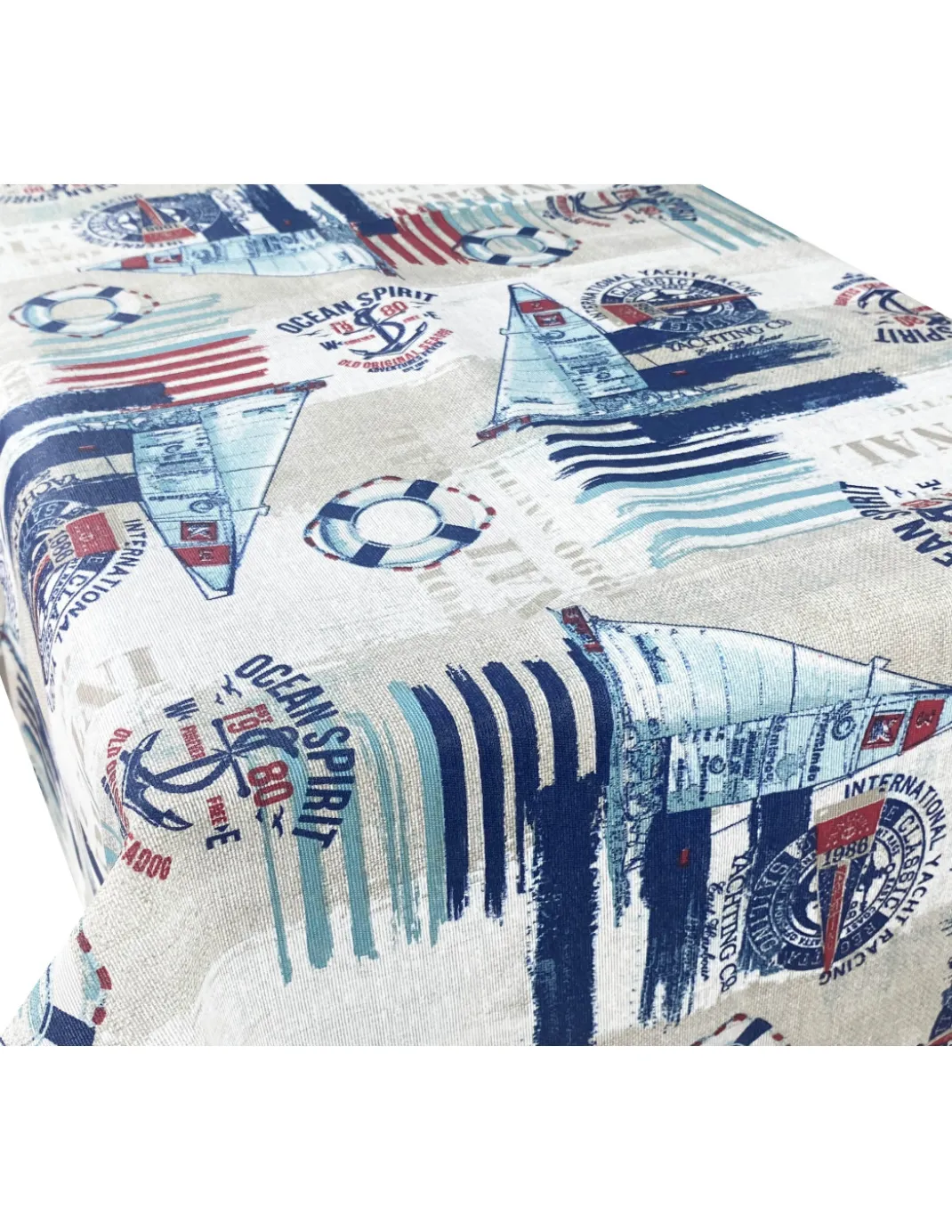 TOVAGLIA antimacchia RESINATA TORINO mare VELA Blu