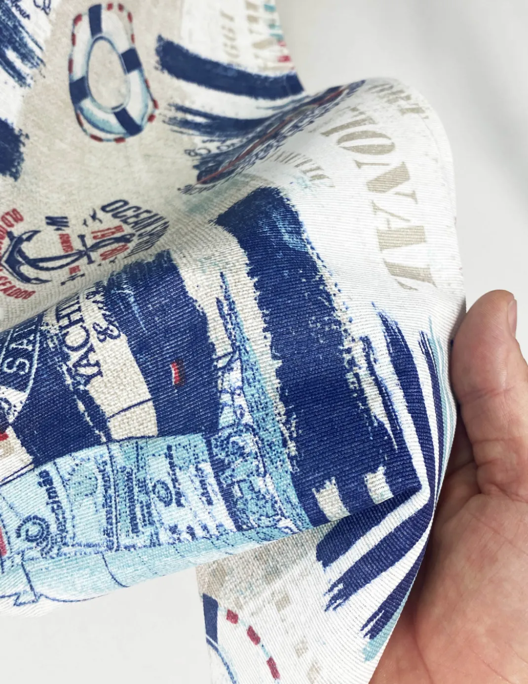 TOVAGLIA antimacchia RESINATA TORINO mare VELA Blu