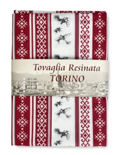 TOVAGLIA antimacchia RESINATA TORINO tirolese CERVINO ROSSO