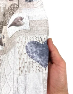 TOVAGLIA antimacchia RESINATA TORINO Tirolese SHABBY Beige