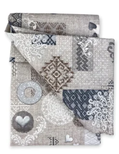 TOVAGLIA antimacchia RESINATA TORINO Tirolese SHABBY Beige