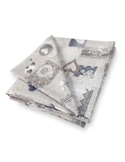 TOVAGLIA antimacchia RESINATA TORINO Tirolese SHABBY Beige