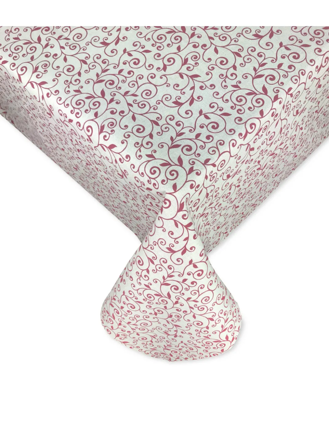 TOVAGLIA DORY arabesco ROSSO in cotone