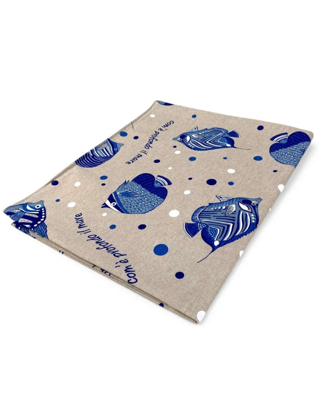Tovaglia Dory "Com’è Profondo il Mare" – Cotone Pesante – Made in Italy – Lavabile