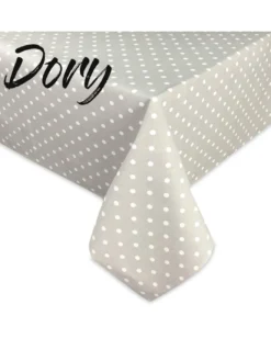 TOVAGLIA DORY disegno POIS BIANCHI in cotone