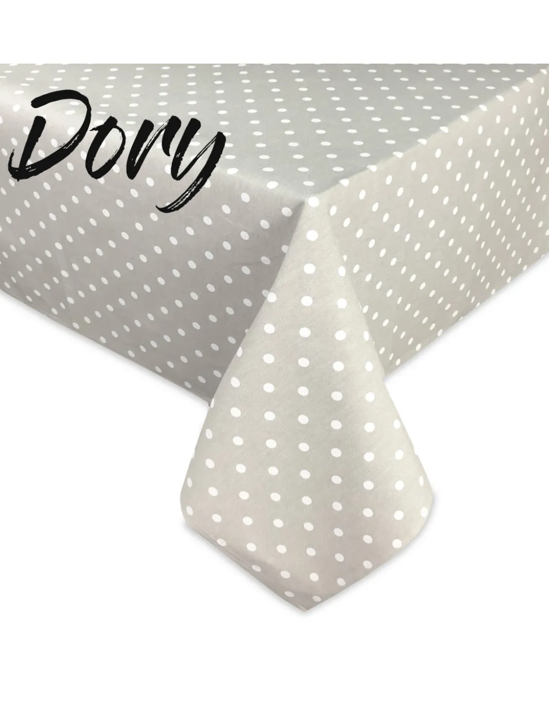 TOVAGLIA DORY disegno POIS BIANCHI in cotone
