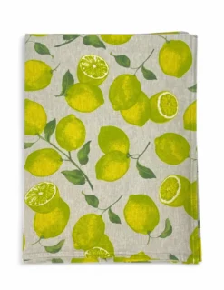 TOVAGLIA DORY SORRENTO limone LIMONI GIALLO in cotone