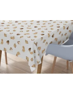 TOVAGLIA in cotone CANI grigio chiaro