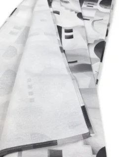 TOVAGLIA in COTONE disegno SANTORINI grigio made in Italy