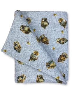 TOVAGLIA in cotone GUFI gufetti grigio