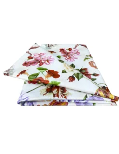 TOVAGLIA LIMA © in TELA CERATA plastificata LAVABILE idrorepellente in PVC FIORI made in Italy