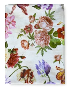 TOVAGLIA LIMA © in TELA CERATA plastificata LAVABILE idrorepellente in PVC FIORI made in Italy