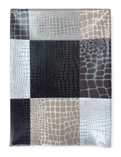 TOVAGLIA LIMA © in TELA CERATA plastificata LAVABILE idrorepellente in PVC MODERN marrone made in Italy