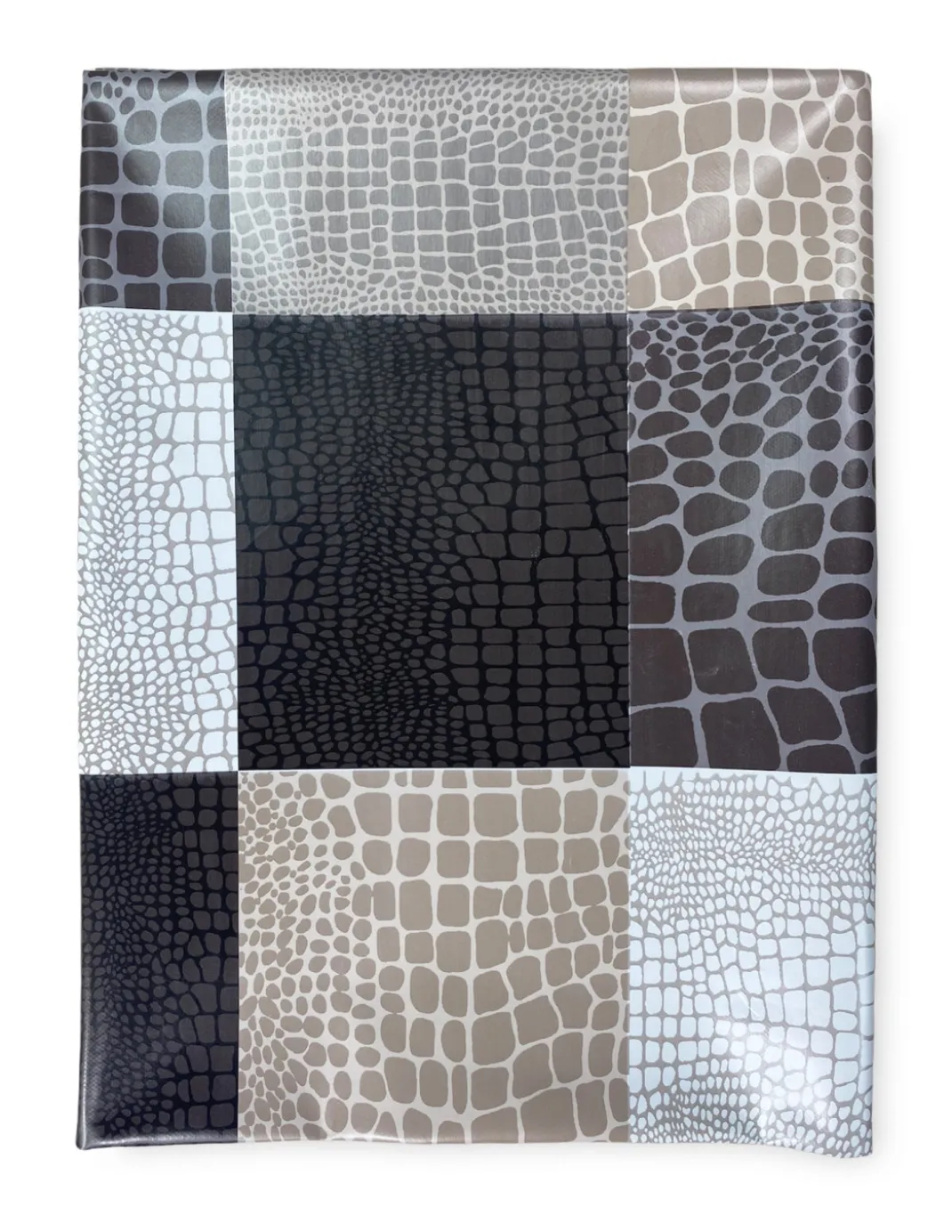 TOVAGLIA LIMA © in TELA CERATA plastificata LAVABILE idrorepellente in PVC MODERN marrone made in Italy