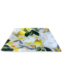 TOVAGLIA LIMA © in TELA CERATA plastificata LAVABILE idrorepellente in PVC LIMONI made in Italy