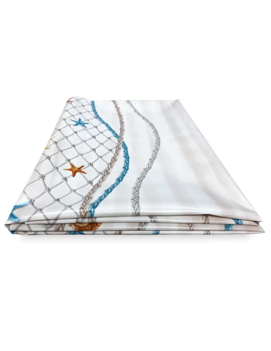 TOVAGLIA LIMA © in TELA CERATA plastificata LAVABILE idrorepellente in PVC STELLE MARINE made in Italy