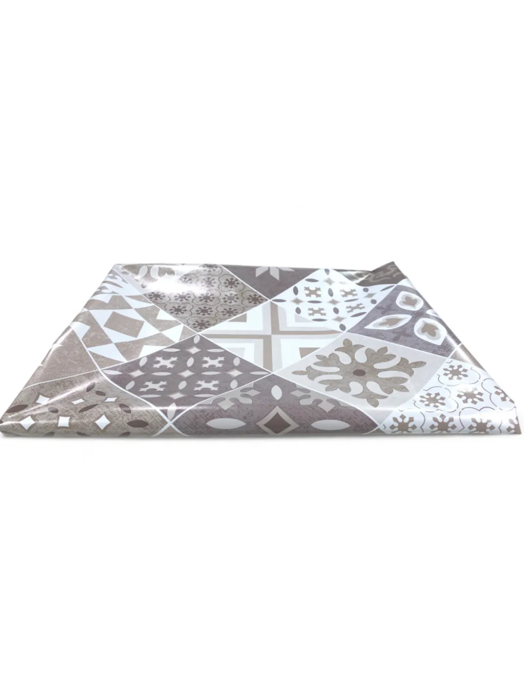TOVAGLIA LIMA © in TELA CERATA plastificata LAVABILE idrorepellente in PVC MAIOLICHE Sabbia Made in Italy