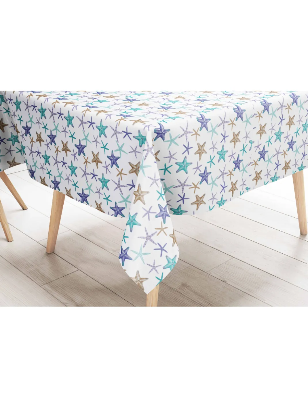 TOVAGLIA LIMA © in TELA CERATA plastificata LAVABILE idrorepellente in PVC STELLE MARINE Made in Italy