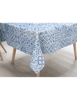 TOVAGLIA LIMA © in TELA CERATA plastificata LAVABILE idrorepellente in PVC MAIOLICA Mare Made in Italy