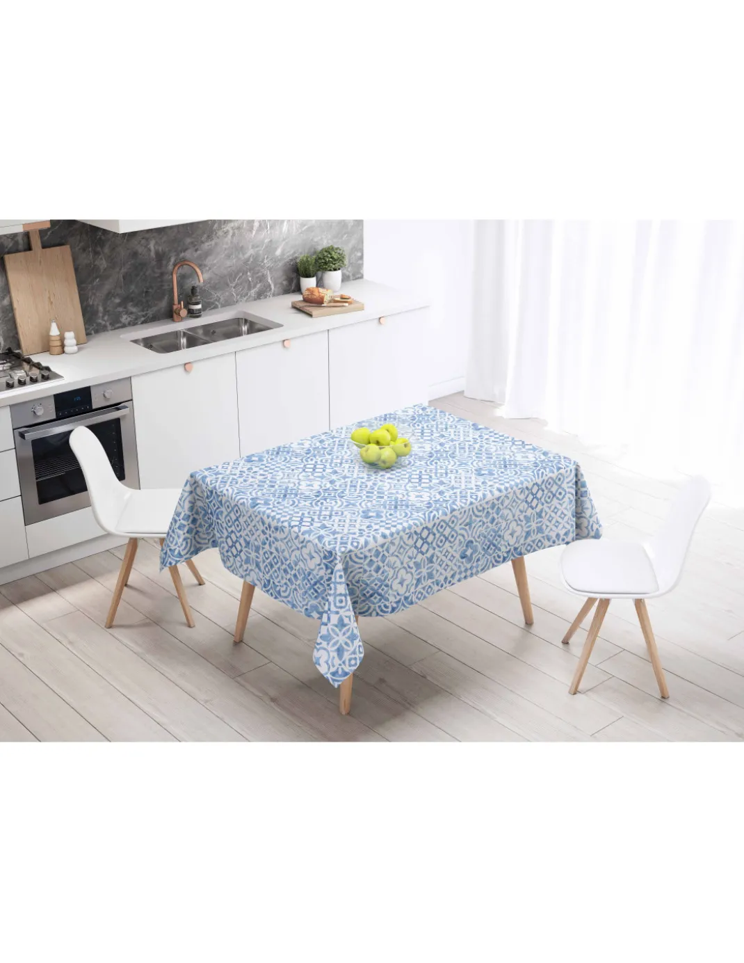 TOVAGLIA LIMA © in TELA CERATA plastificata LAVABILE idrorepellente in PVC MAIOLICA Mare Made in Italy