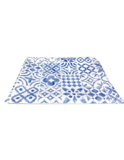 TOVAGLIA LIMA © in TELA CERATA plastificata LAVABILE idrorepellente in PVC MAIOLICA Mare Made in Italy