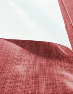 Tovaglia LIMA Rossa – Tela Cerata Plastificata PVC Lavabile Antiscivolo Effetto Lino – Made in Italy
