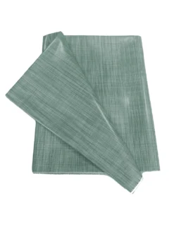 Tovaglia LIMA Verde Scuro – Tela Cerata Plastificata PVC Lavabile Antiscivolo Effetto Lino – Made in Italy