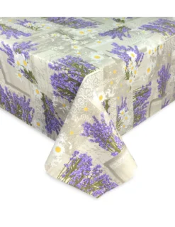 TOVAGLIA SISSI lavanda MARGHERITA in cotone