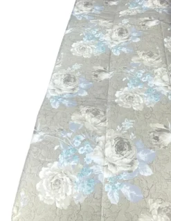 Trapunta Fiocco Sanderson Fiore tiffany - Copriletto Invernale 300gr/mq Microfibra - Made in Italy