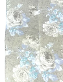 Trapunta Fiocco Sanderson Fiore tiffany - Copriletto Invernale 300gr/mq Microfibra - Made in Italy