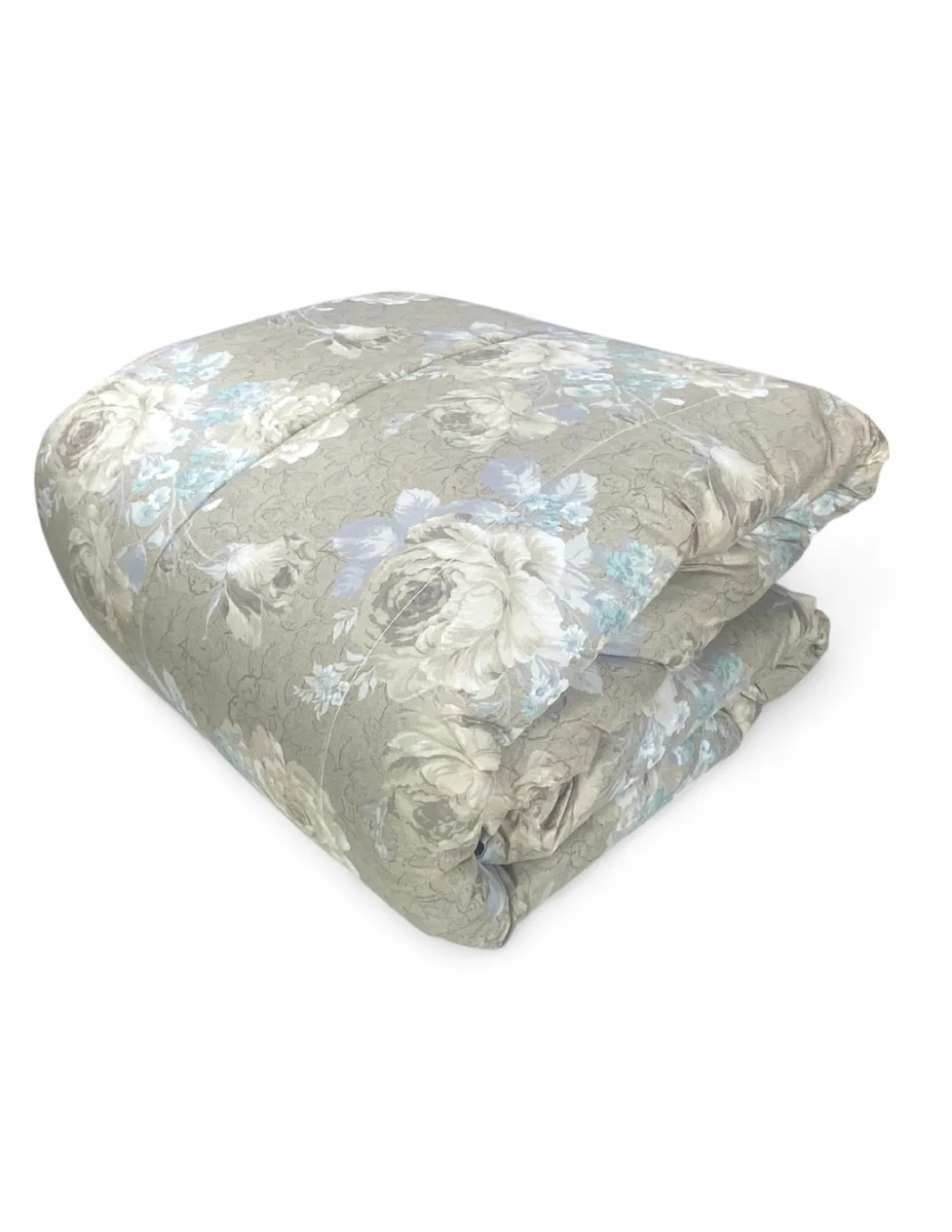 Trapunta Fiocco Sanderson Fiore tiffany - Copriletto Invernale 300gr/mq Microfibra - Made in Italy