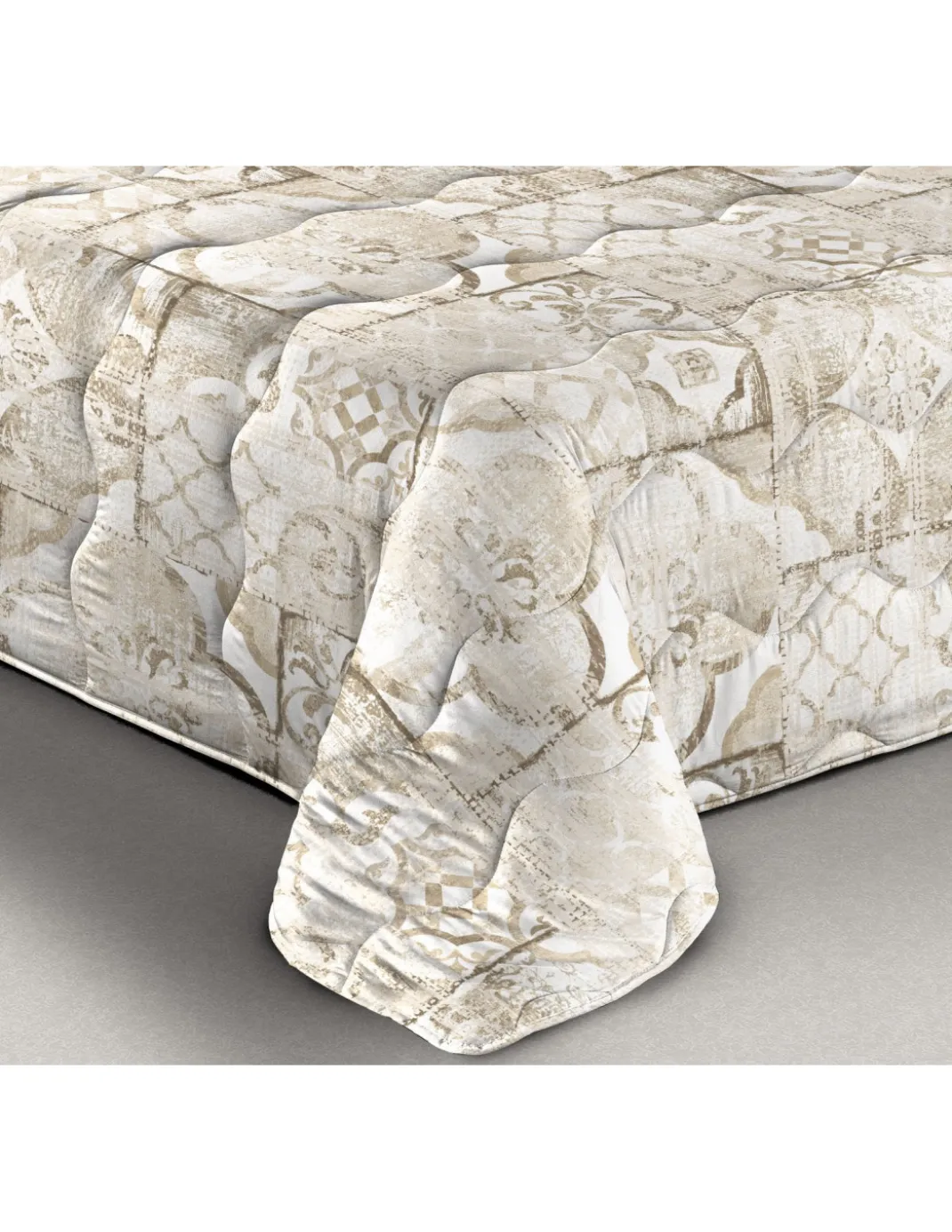TRAPUNTA FIOCCO © SORRENTO Beige Piumone Invernale made in Italy
