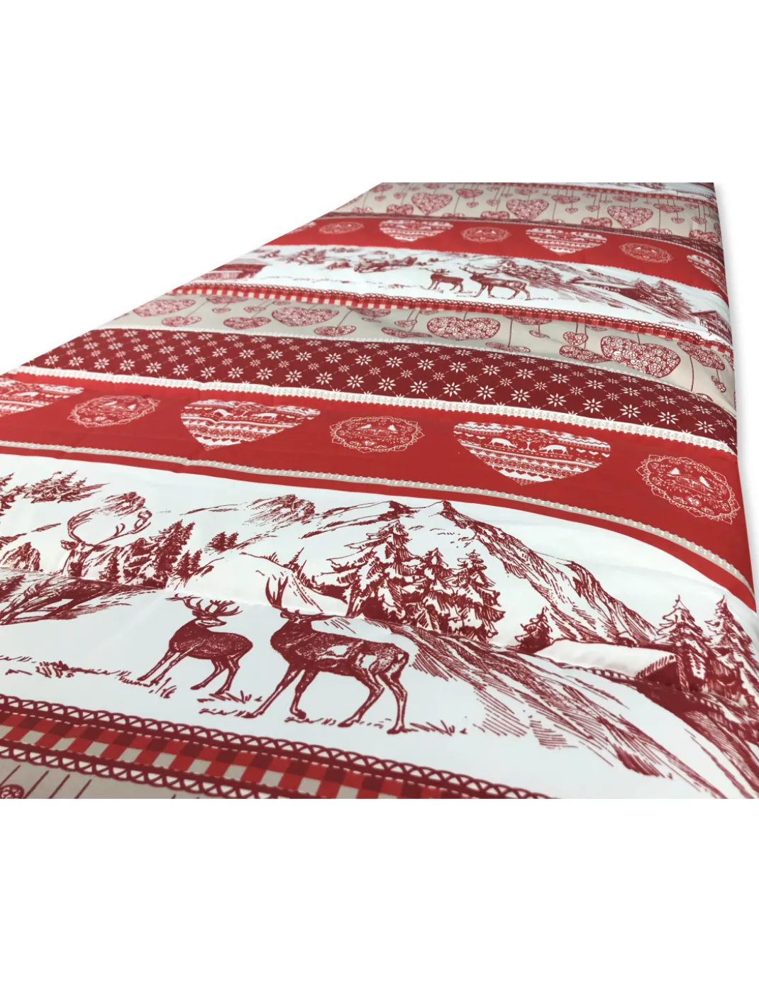 TRAPUNTA FIOCCO © TIROLESE GERMAGNANO rosso PIUMONE made in Italy