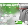 TRAPUNTA in Soffice Eco-pelliccia SPIGA Panna chiaro 2 Piazze Matrimoniale