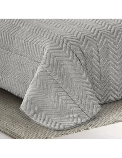 TRAPUNTA in Soffice Eco-pelliccia SPIGA Grigio 2 Piazze Matrimoniale