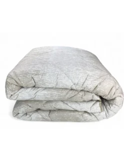 Trapunta Kot Bollicine Beige - Copriletto Invernale in Puro Cotone - Made in Italy, Imbottitura Anallergica